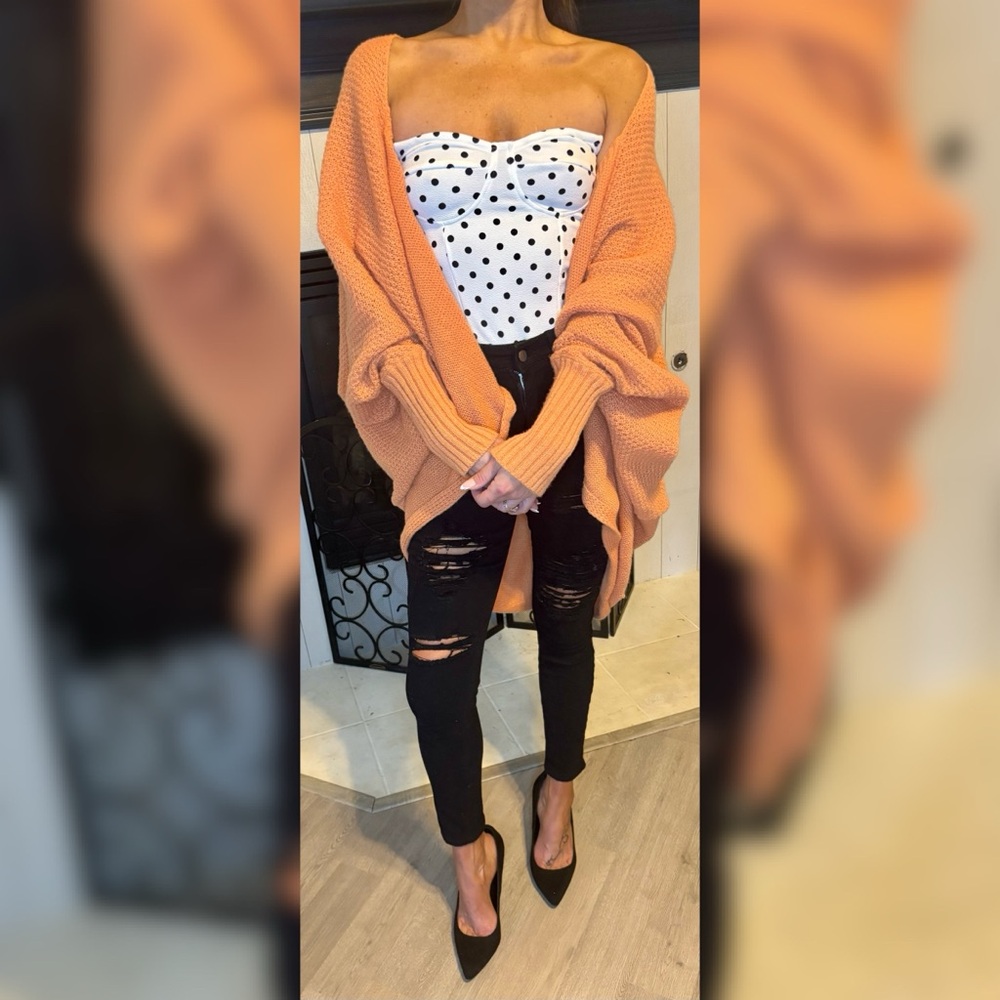 Women's Orange Sweater